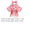 Trendy Soft Pet Silk Pajamas XS/L Thin Fabric Dog Shirt Skin-friendly Comfortable Cat Clothes Summer Season