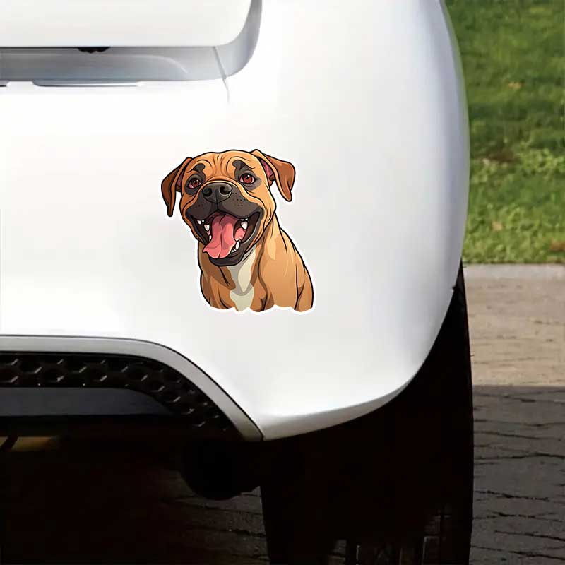 "Boxer Dog"Car Sticker Vinyl Decal Waterproof Rear Window Motorcycle Camper Bumper Truck Laptop Decoration TM420