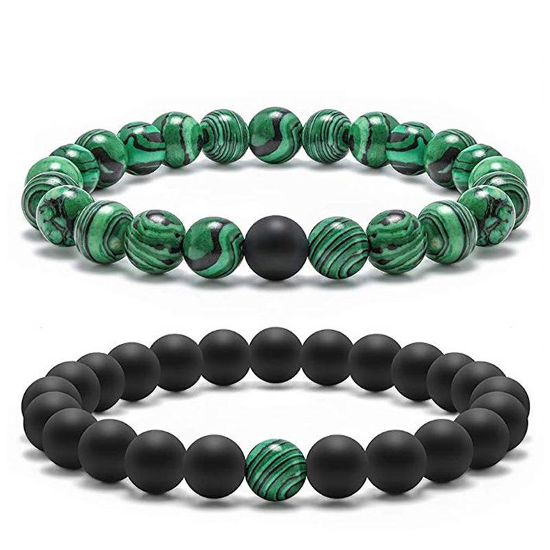JYL TS Bracelet Couple's  Natural Beaded Promotes Affection & Mutual Luck