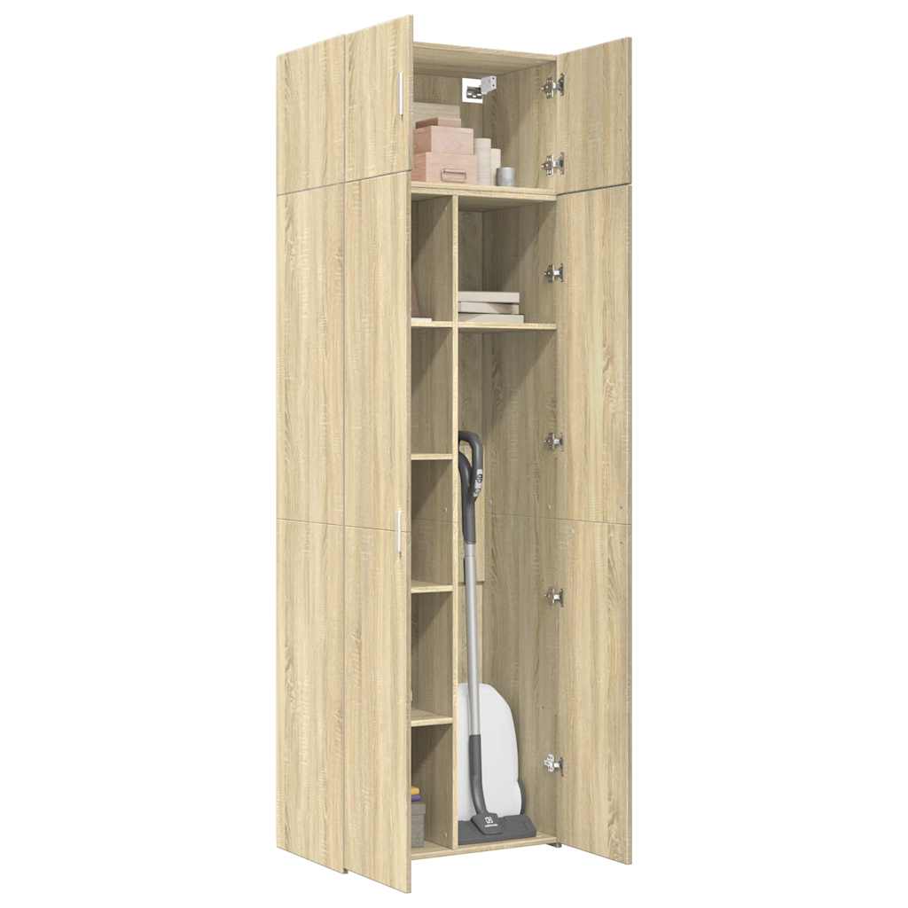 High Cabinet Sonoma Oak 70 x 42.5 x 225 cm Particleboard