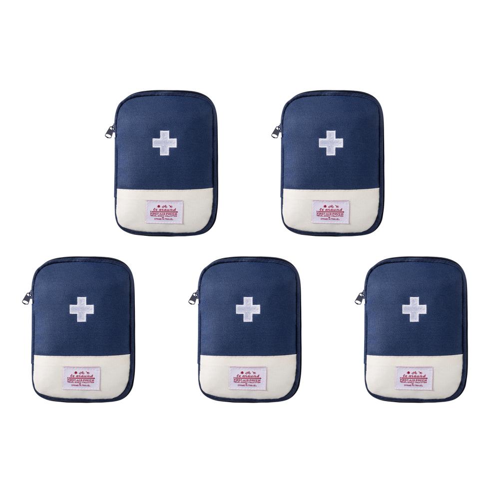 

Медицинская сумка AU Outdoor Camping Emergency First Aid Pill Case (Темно-синий S)