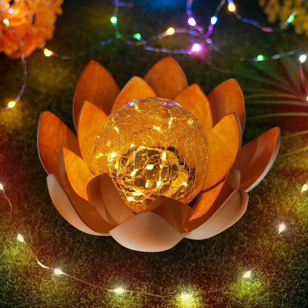 Lotus Solar Light, Floating Flower Night Lamp, for Pond Swimming Pool Garden
