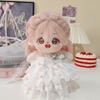 Wedding Dress 20cm Cotton Doll Clothes 20cm Doll Flower Dress  DIY Keychain Pendant