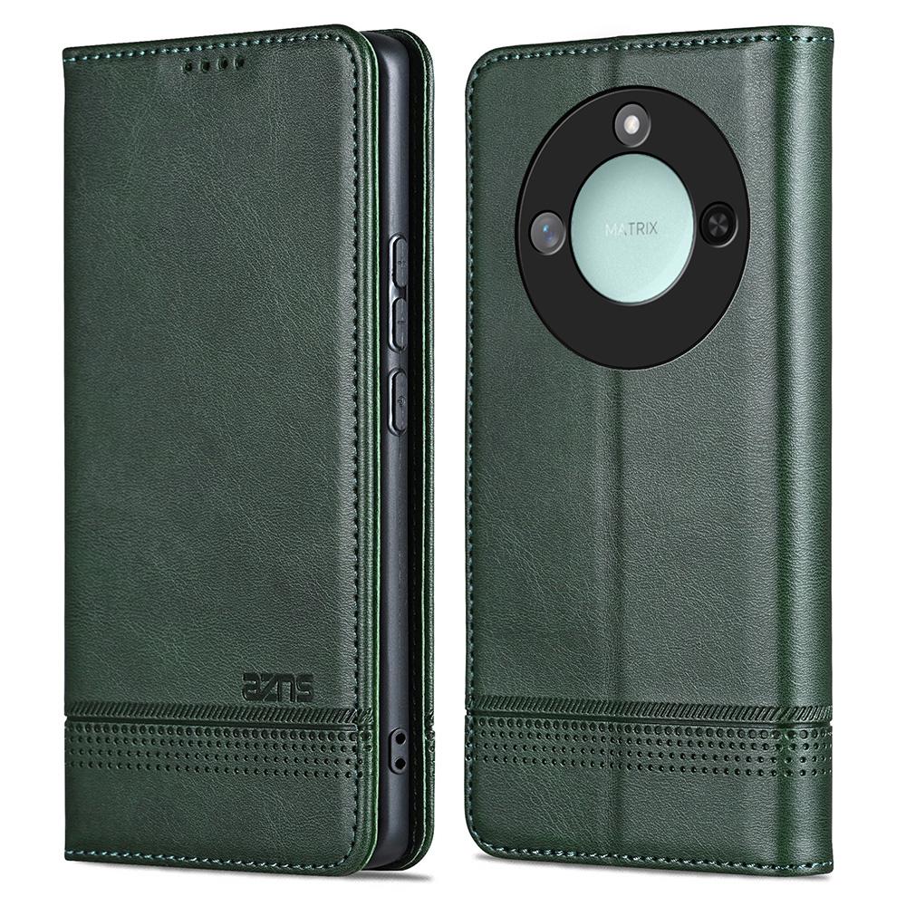 For Honor X60 5G Case Cowhide Texture PU Leather Wallet Phone Cover
