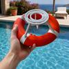 Floating Gyro Cup Holder, The Beer Buoy Floating Drink Holder, Anti Spill Gyro Can Holder, Pool Drink Float for 12oz Standard Cans, Floating Beverage