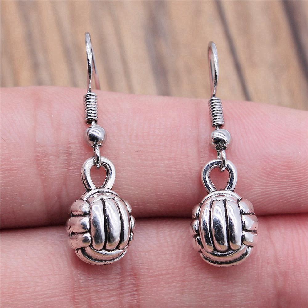 Drop & Dangle Earring Study Sports Minimalist Jewelry ComponentsEarring Size 18x19mm QE029