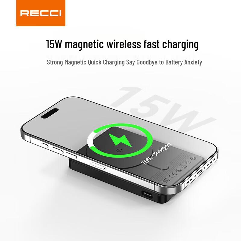 Recci RPB-W37 Magnetic Wireless Power Bank