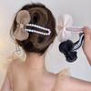 Lady Charm Perlenschleife Große Haarnadel Seitenclip Hinterkopf Haarspange Pony Haarspange Haarstyling-Tools Haar-Accessoires