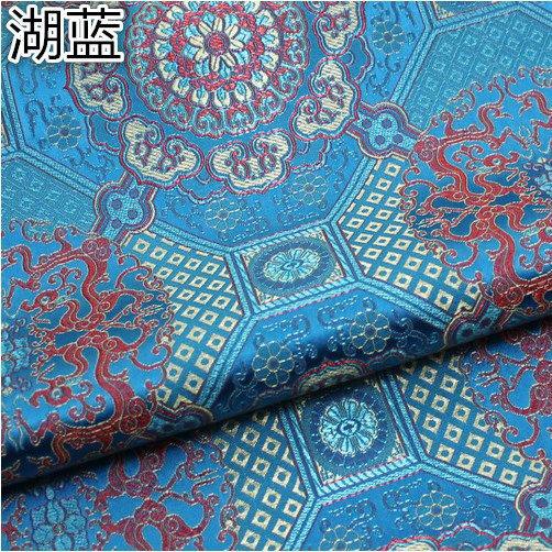 Thick Chinese Brocade Fabric With Dragon Pattern Material For Sewing 100% Polyester DIY Gift Box Sewing Packaging Cloth