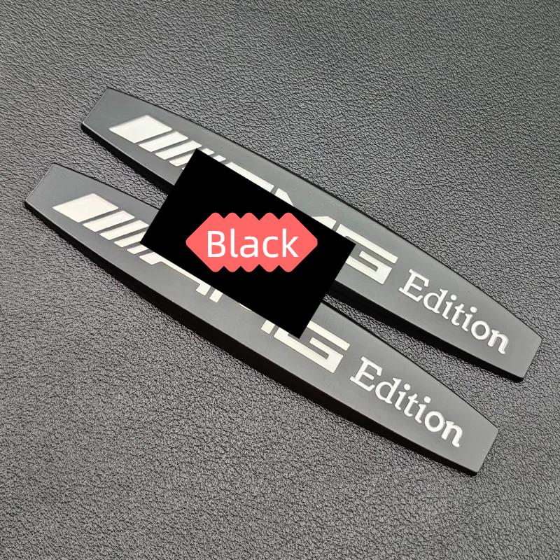 2pcs Metal A+M-/G Edition Emblem Sticker Car Fender Badge for A B C E S ML GL W176 W177 W203 W204 W211 Accessories