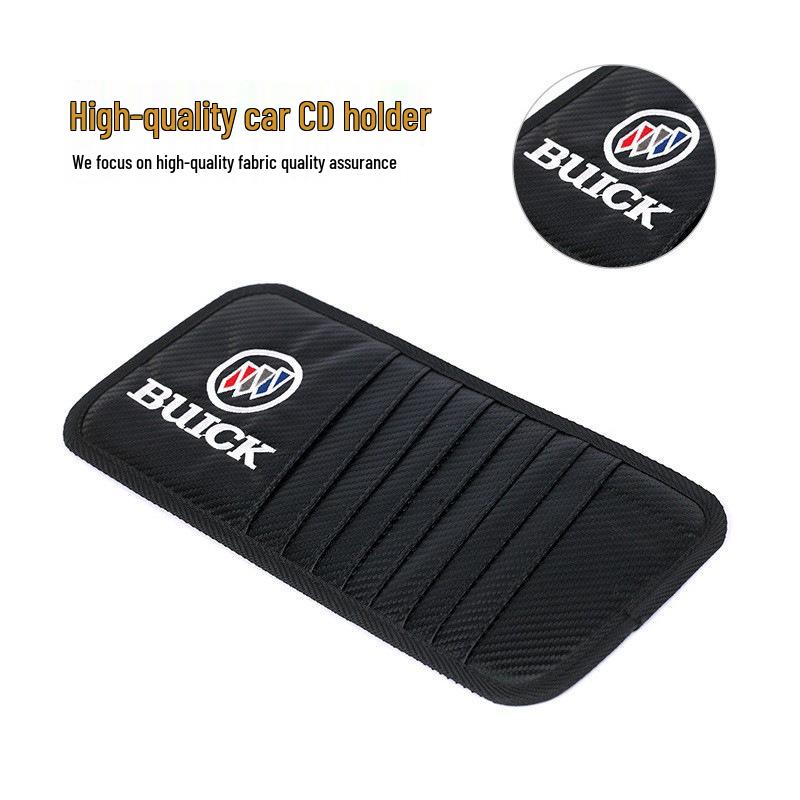 

Buick Logo Car Sun Visor CD Holder - Carbon Fiber DIY Decoration Carbon Fiber