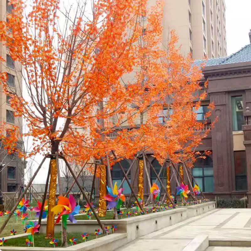 Artificial Ginkgo Leaf Branch