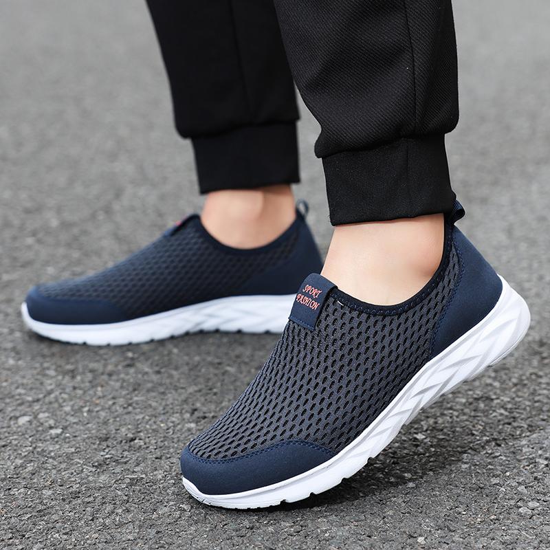 Men's and women's casual sports shoes, spring and summer lightweight flat shoes, running shoes, large size 48