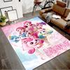 Tappetino Magico Teenieping Custom Catch Sweetheart con Nome Personalizzato, Tappeto in Poliestere Lavabile per Ingresso Interno, Regalo per Natale, Pasqua, Giorno del Ringraziamento