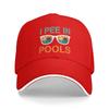 I Pee in Pools Sunglasses Sun Baseball Cap  Summer Fashion Hip Hop Hats For Men Women Outdoor Gym Baseball Caps