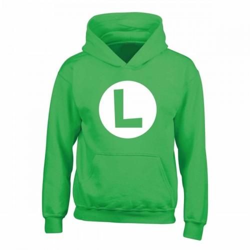 

Super Mario Childrens/Kids Luigi Badge Hoodie 5-6 Years