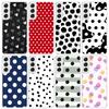 Polka Dots Art Phone Case For Samsung Galaxy S26 S25 Edge S24 S23 Ultra S22 Plus S21 S20 FE Soft TPU Back Cover Funda Galaxy S25