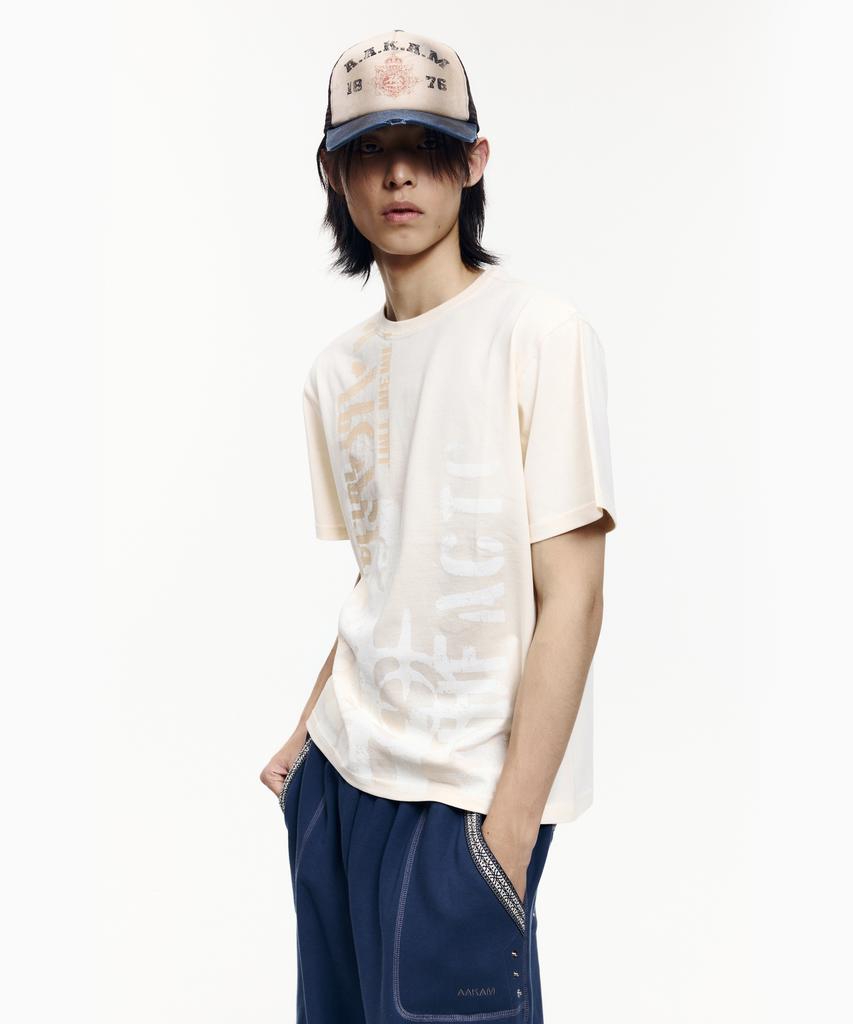 AAKAM Dirty Washed Trucker Cap (Brown)
