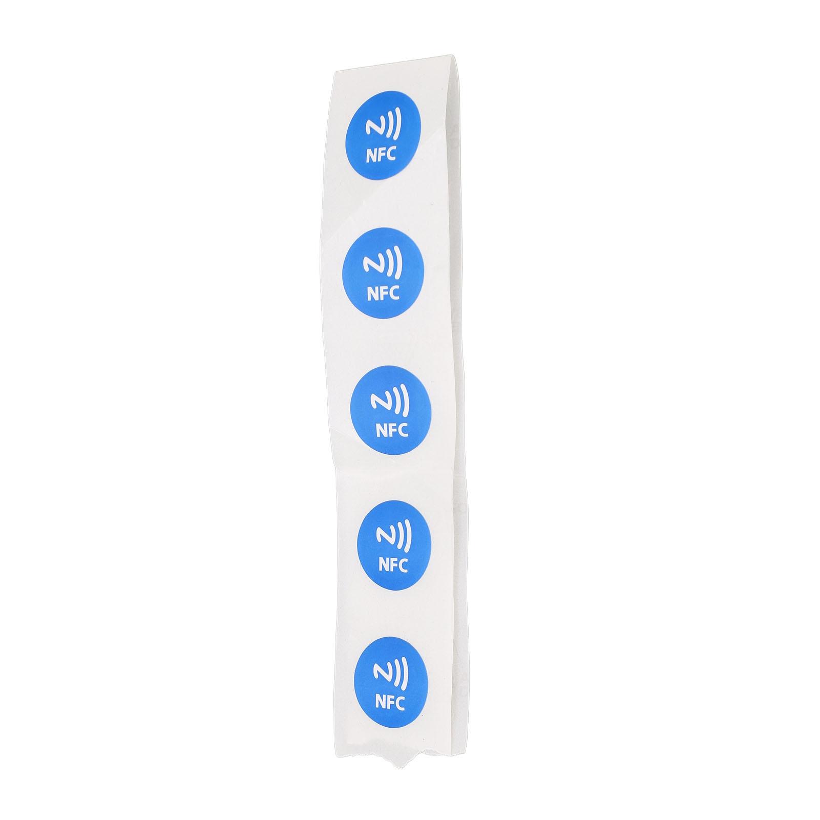 30 Pièces NFC PVC Imperméables 144 Octets Programmables Autocollants NFC pour Téléphone TagMo