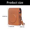 Solid Color Carry Case Portable Leather Case Protector Retro Camera Bag Protective Case for Mini Shot 3 ERA/MS300