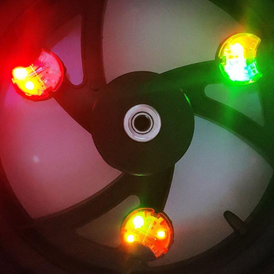 Kids Balance Bike Spoke Light Waterproof Ladybug Shape Road Mountain Bike Wheel Decoration Lamp Night Riding LED Safety Warning Lamp Bike Accessories