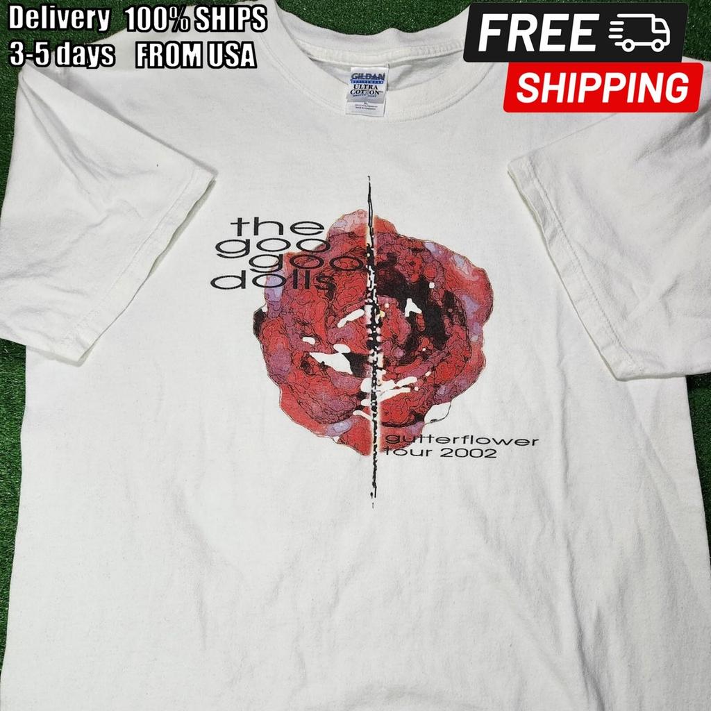 The Goo Goo Dolls Gutterflower 2002 Tour T Shirt classic tee vtg NH17856
