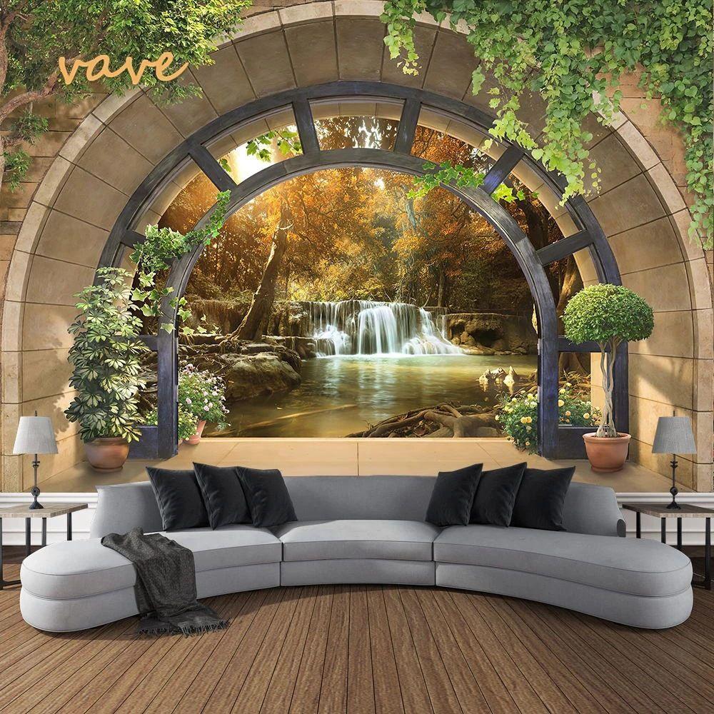 Tapestry Courtyard with Arched Sea View 75x100