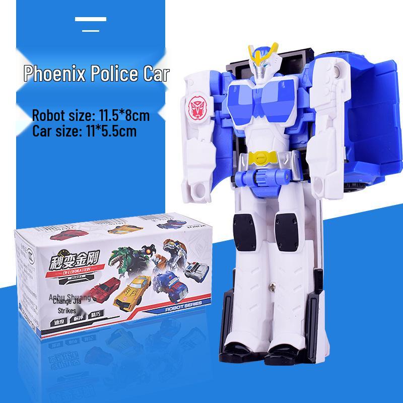 Transforming Toy Robot Car - Optimus Prime Bumblebee - Gift for Boys Ages 3+