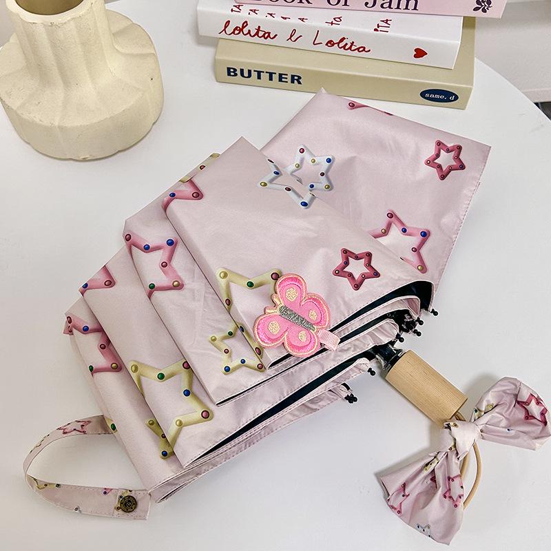 

Зонт «Слепое доверие» - Трехслойный ручной солнцезащитный зонт и защита от УФ-лучей, Идеально подходит для дождя или солнца!