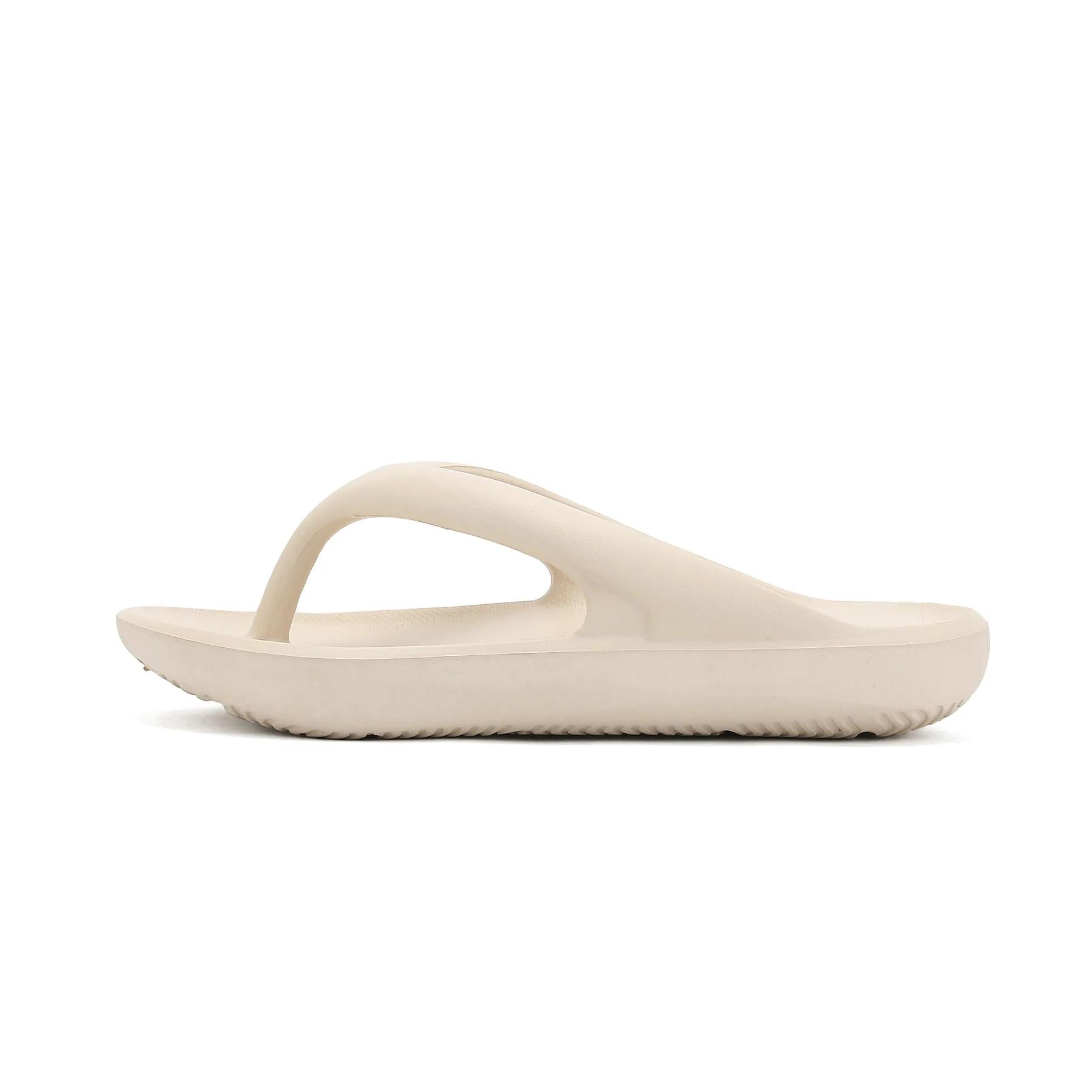 

Fashion Women s Flip Flops Summer Outside Flat EVA Soft Bottom Slippers Casual and Fashionable Cool Slippers Ladies Flat Slippers 34 бежевый