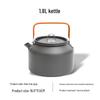 Large Portable Outdoor Camping Coffee & Hot Water Kettle for Mountaineering, Fishing, and Picnics