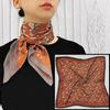 Polka Dot Silk Scarf: Versatile Spring/Autumn Accessory & Hairband for Women