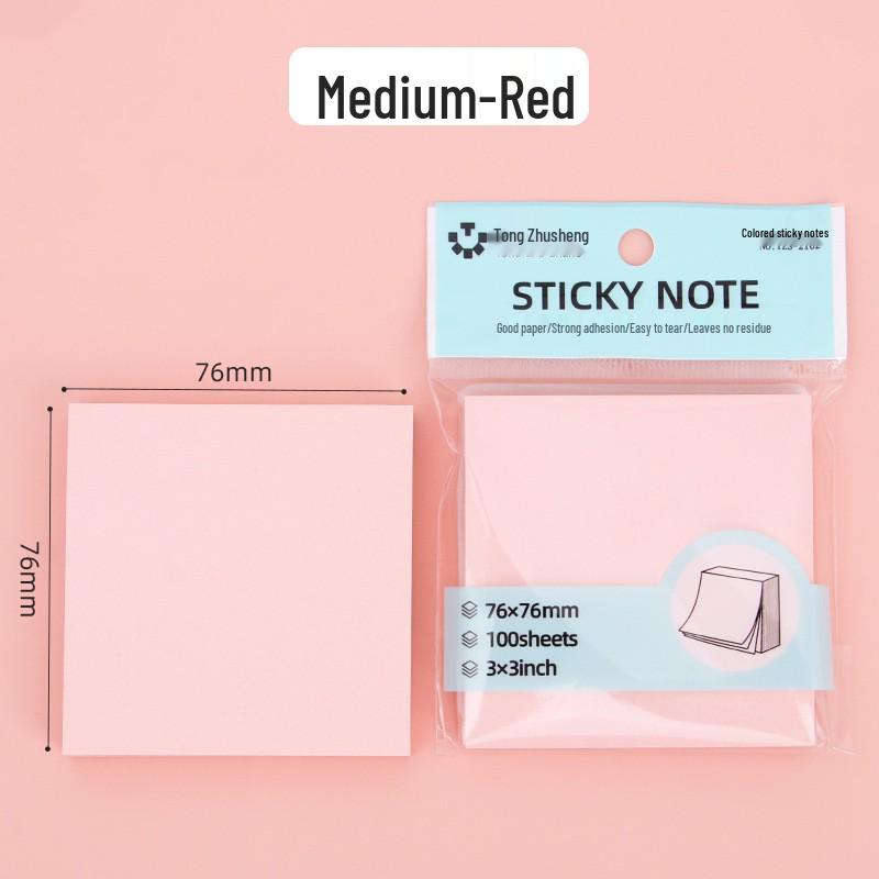 Morandi Color Sticky Notes - Tearable Student Stationery Index Tabs & Message Memo Pads