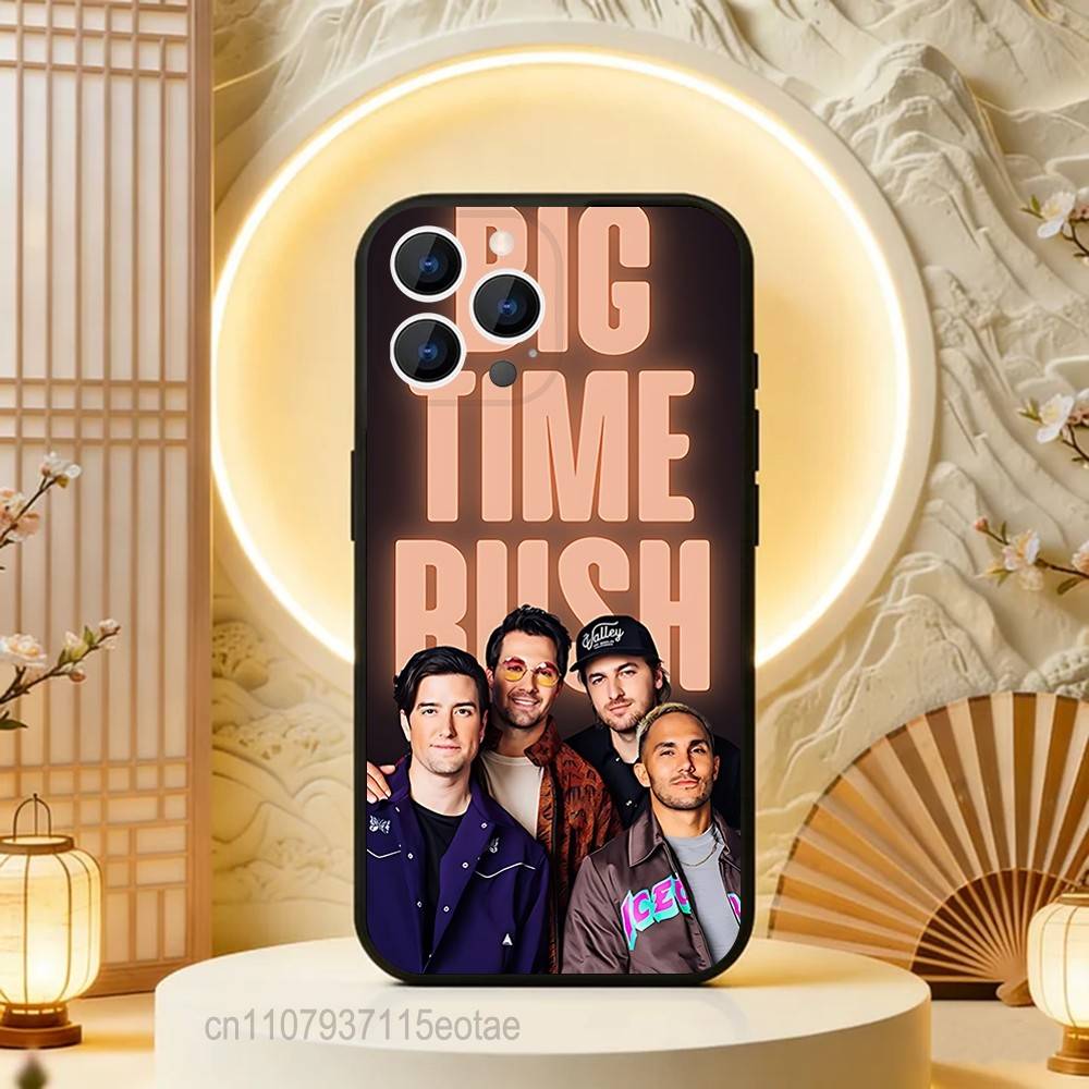 Music BAND Big Time R-Rush Phone Case For iPhone 17,16,15,14,13,12,11,Pro,Max,Plus,E,Air,Mini Protective Black Cover