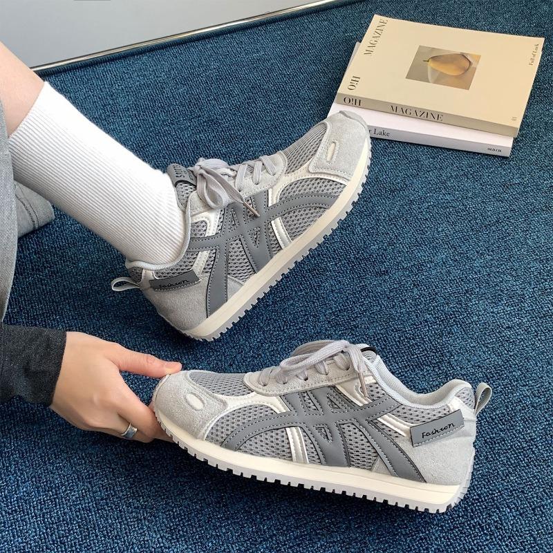 Women's autumn new versatile breathable mesh surface is not tired, foot thick bottom leisure sports