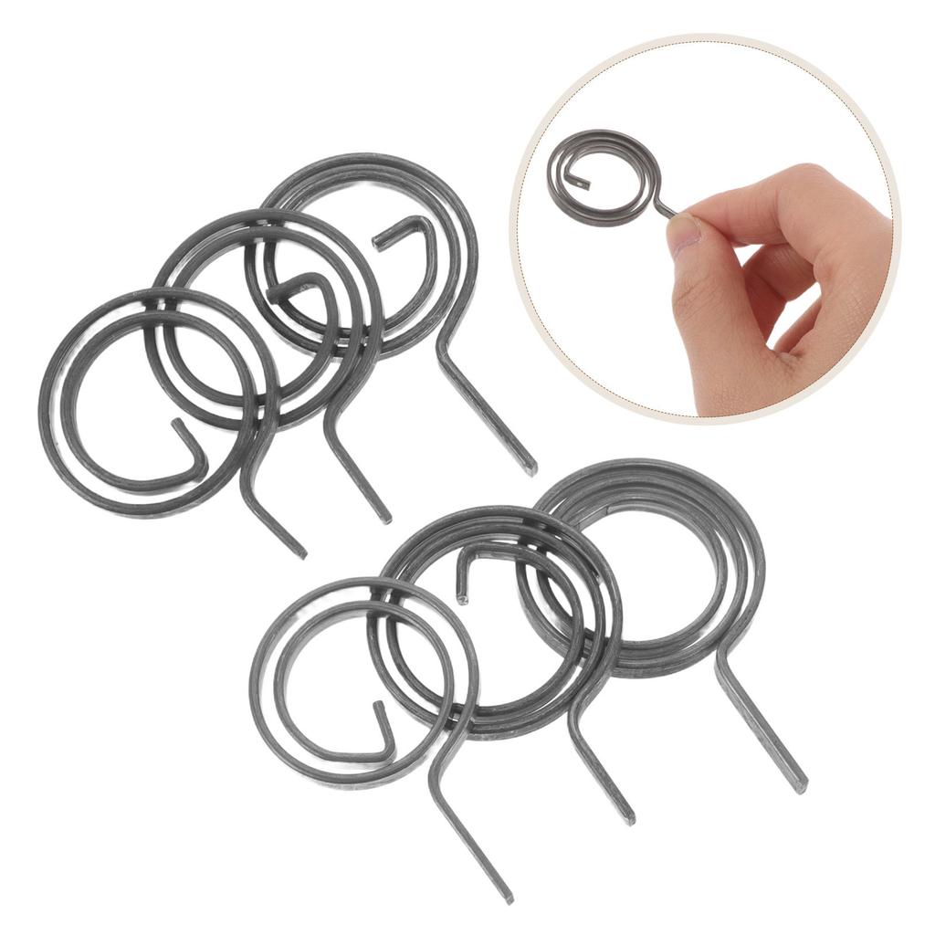 6Pcs Heavy Duty Door Handle Springs 17Mm Id 19.5mm Od Torsion Spring Assortment for DIY Lever Handle Spring Replacement Smooth