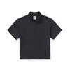 SNOWPEAK Silky Women's Half-Zip Short-Sleeve T-shirt Dark Navy (S25MWFZT05)