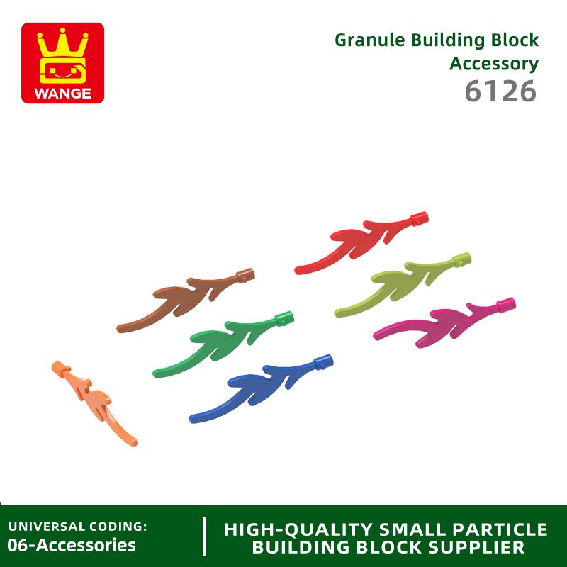Non-Toxic 6126 100G/454Pcs Flame Water Column Building Block Moc Flame Flame Color Accessories Compatible With Bricks Diy Toy Gift
