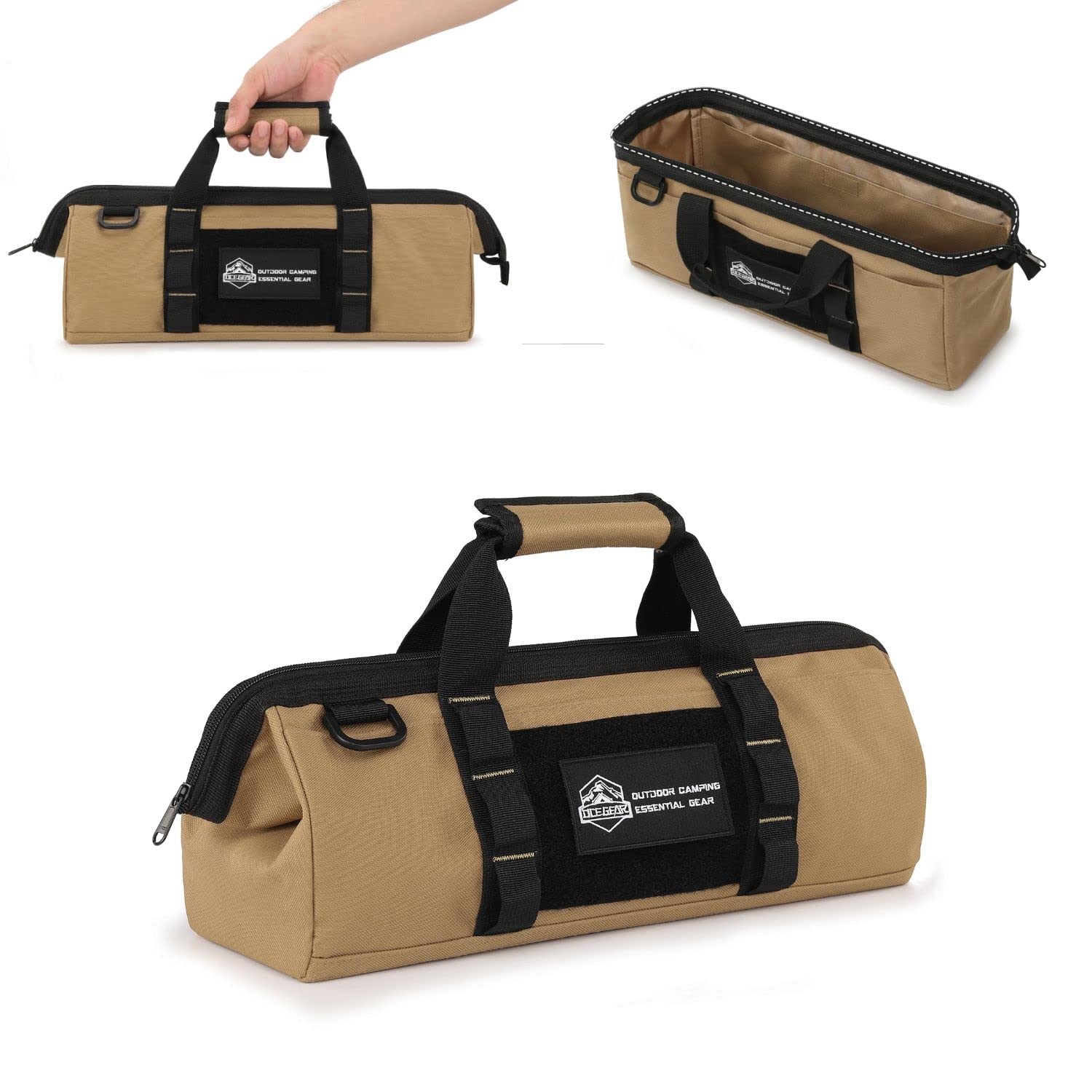 

FUJIKAZE Outdoor Peg Bag Peg Case Camping Tool Storage Bag Waterproof Peg Bag Peg Storage Bag Tool Bag Tool Box Waterproof (Karch)