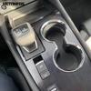 For Nissan X-trail Xtrail Rogue - 2024 2025 Carbon Fiber Center Console Water Cup Holder Frame Accessories Car Styling
