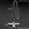 Farvahar Ahura Mazda Persian Fire Temple Zoroastrianism Symbol Necklace for Women Men Stainless Steel Amulet Chain Jewelry Gift