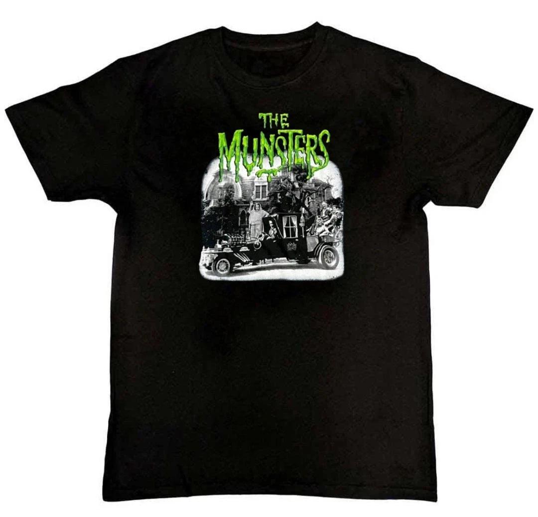 The Munsters 1964 Cast Poster Graphic Print Unisex T-Shirt S M L XL 2 3 4 XL XS