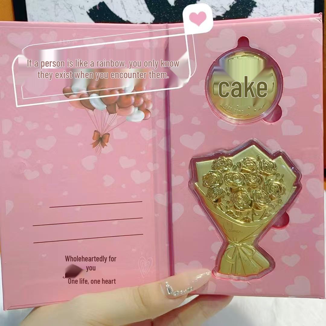 

Gold Handheld 999 Pure Gold Rose Bouquet - Qixi Festival Valentine s Day Luxury Gift with Premium Gift Box Packaging