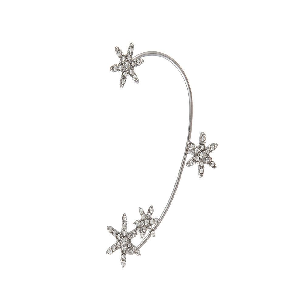 Chic Left Ear Butterfly Ear Cuff For Women Gold Alloy Plating Accessory Fashion