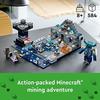 LEGO Toy Minecraft Deep Dark Battle Boys Girls Children Goods Game Educational Birthday Present Gift Block 21246 8 Years Old