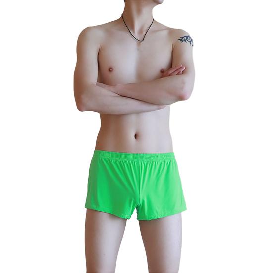 Men Boxer Underwear Low Waist Breathable Smooth Wiring Perfect Fit Shorts Panties