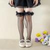 Breathable Lace Sweet Socks for Kids Feature Lovely Bowknot Edges, Lovely Girls In Tube Socks for Summer Outfits