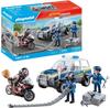 Plastic Construction Set Playmobil City Heroes Police Officers, Car and Motorcycle, 55 Parts
