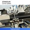 ZONESUN ZS-TB816 Double-Side Anti-Tamper Corner Seal Labeling Machine
