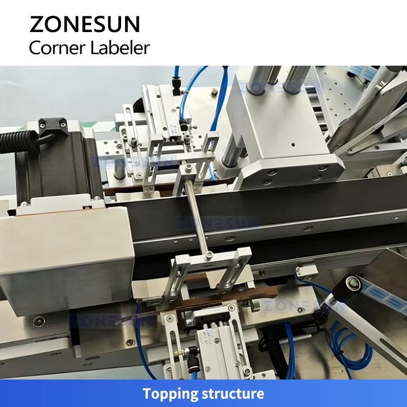 ZONESUN ZS-TB816 Double-Side Anti-Tamper Corner Seal Labeling Machine